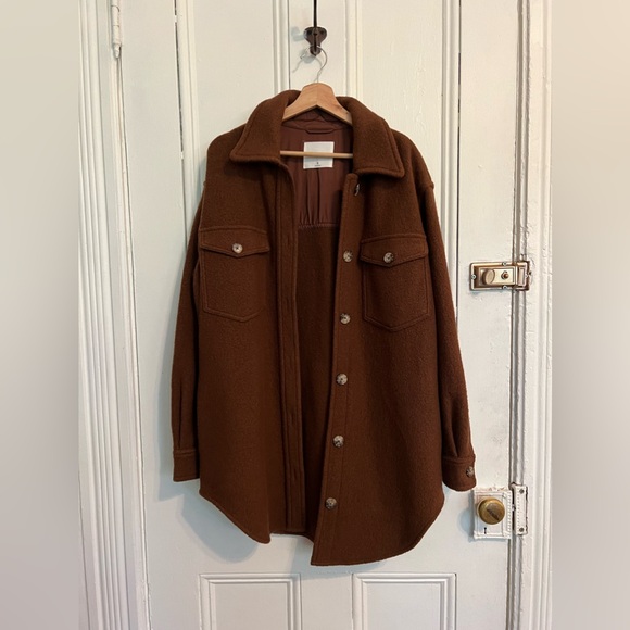 Aritzia Jackets & Blazers - Aritzia Wilfred Free The Ganna™ Shirt Jacket